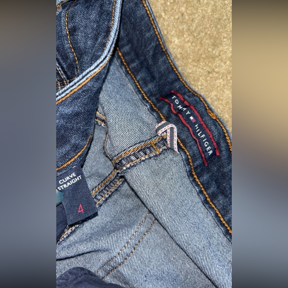 Tommy Hilfiger Men's Dark Blue Straight Jeans
